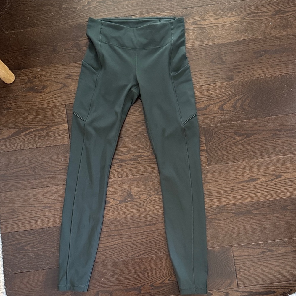 Lululemon Align Leggings-Dark Green High-Waisted Leggings